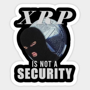 XRP t shirt design Sticker